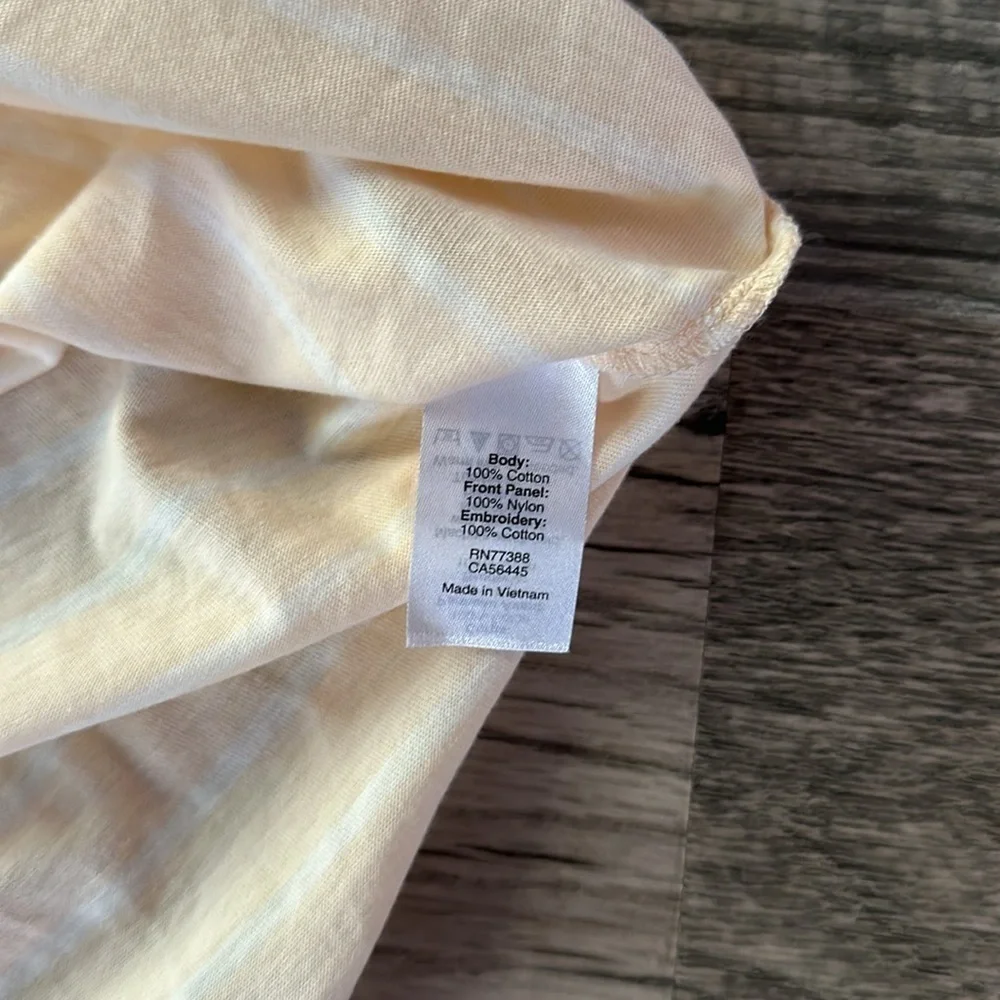 J. Crew NWT lace overlay tank top blouse‎ peach white womens size small - Picture 6 of 10